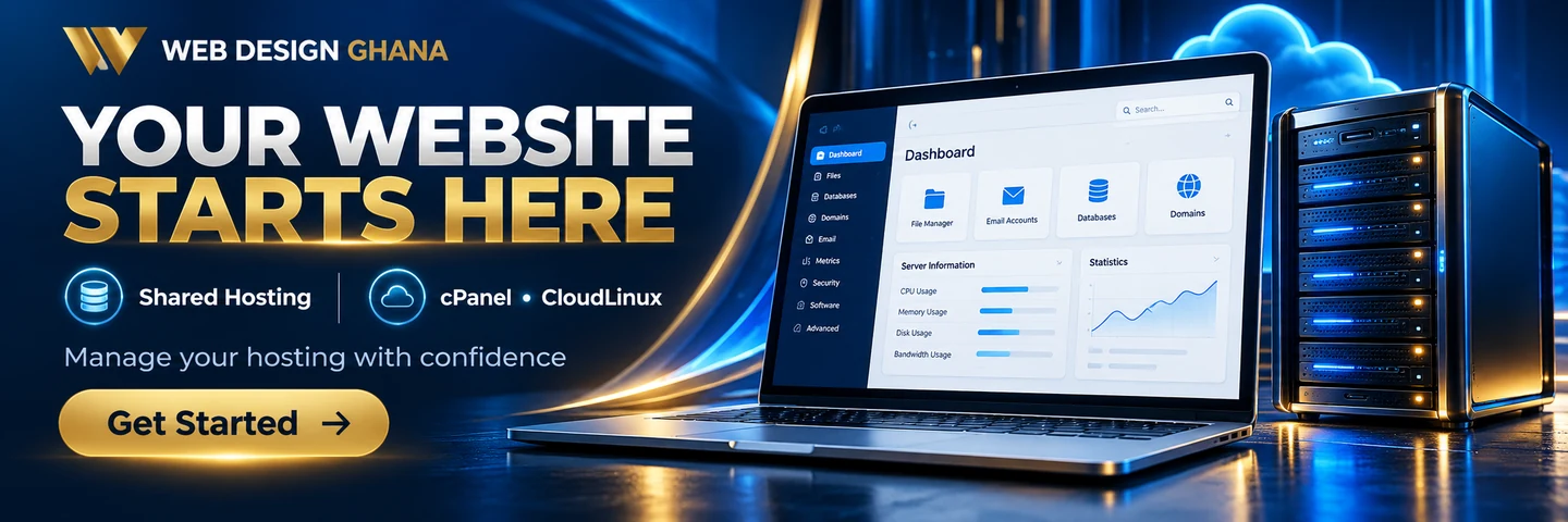 Shared hosting campaign featuring website tools and NVMe server infrastructure